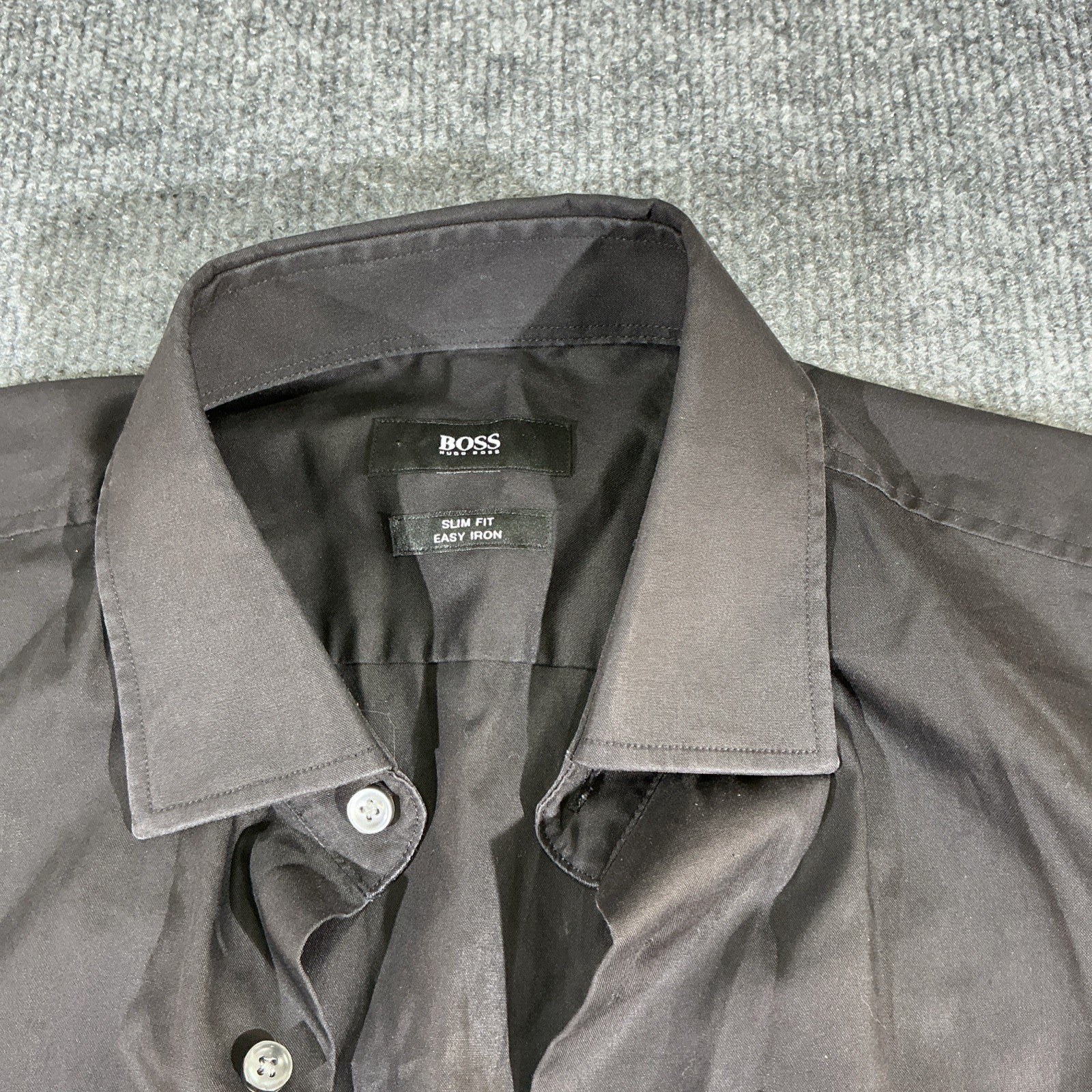 HUGO BOSS Men Philp Casual Formal Long Sleeve Shirt Size M (39 - 15 1/2)
