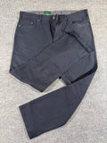 Jachs NY Men's Straight Fit 5-Pocket Pant 38x30 Navy Blue Stretch Twill Chino