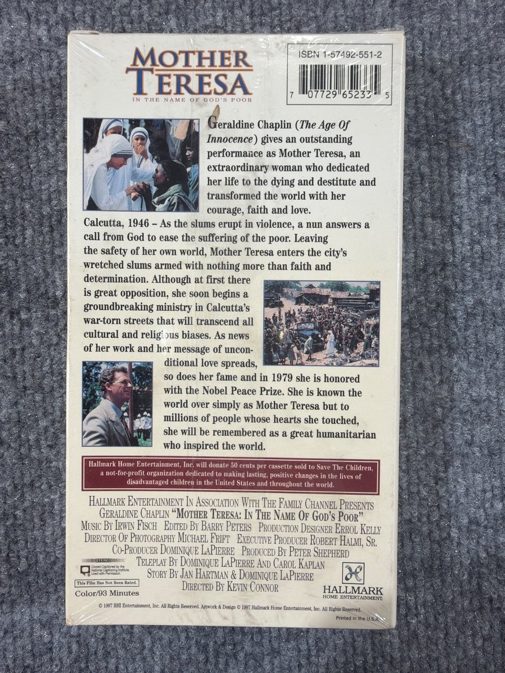 Vintage Mother Teresa In The Name Of God's Poor VHS Geraldine Chaplin 1997