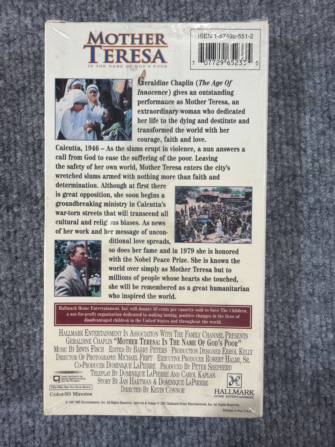 Vintage Mother Teresa In The Name Of God's Poor VHS Geraldine Chaplin 1997