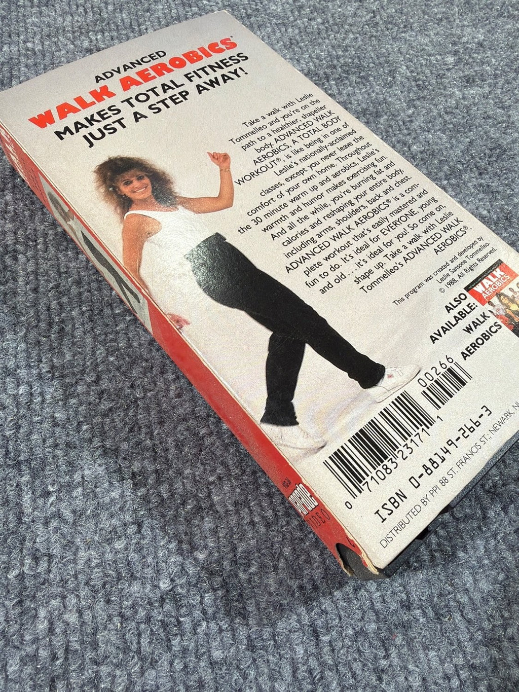 Vintage Leslie Sansone Advanced Walk Aerobics VHS Tape 1988 Fitness Video PPI