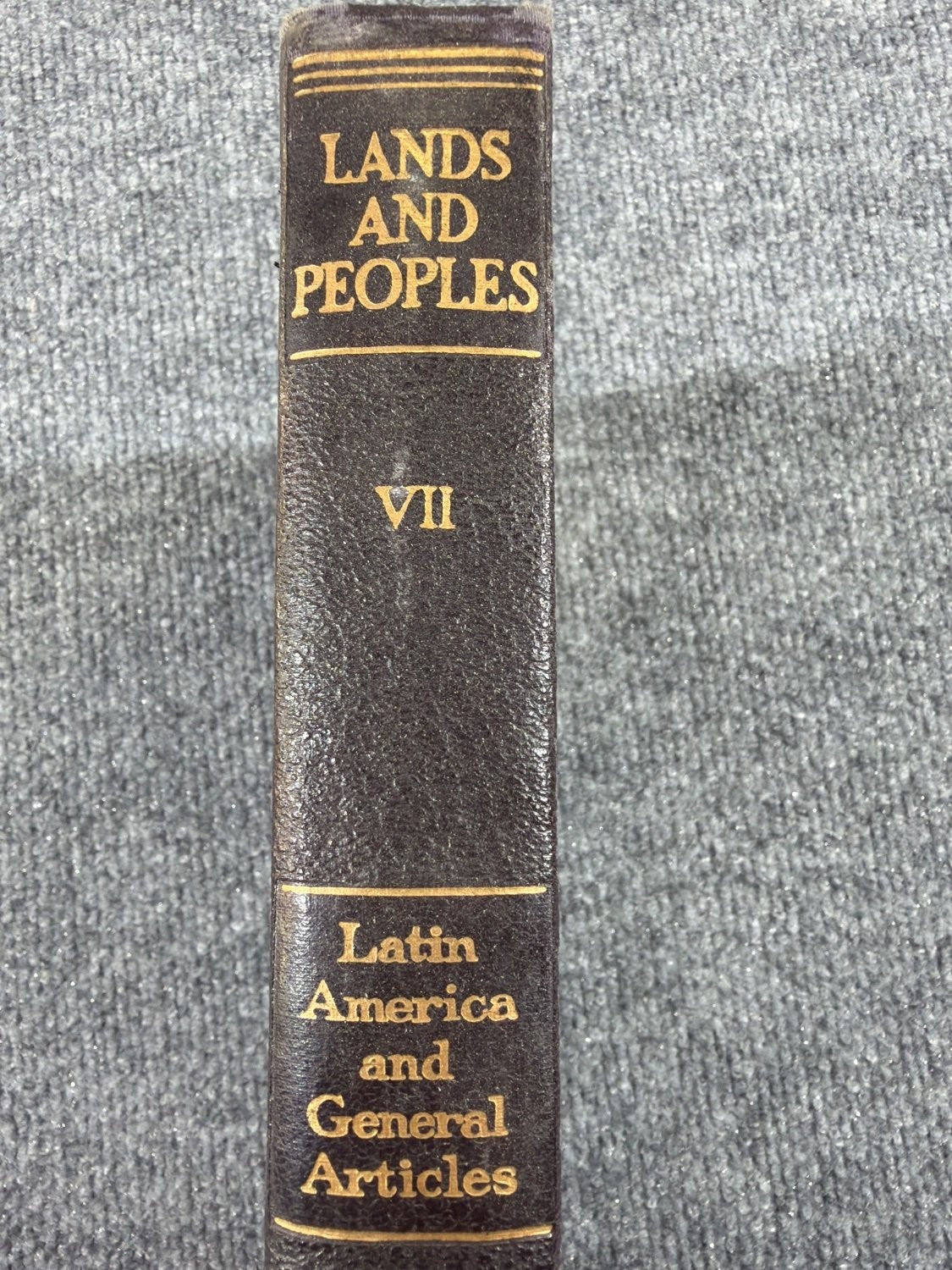 Vintage Lands and Peoples Volume 7 Latin America Grolier Society Hardcover Book