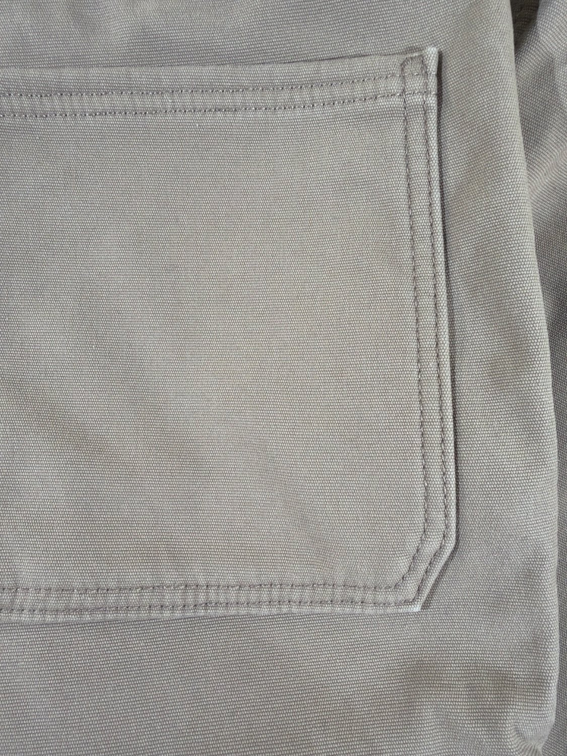 Weatherproof Vintage Utility Cargo Pants Men 34x32 Tan Fleece Lined Canvas Work