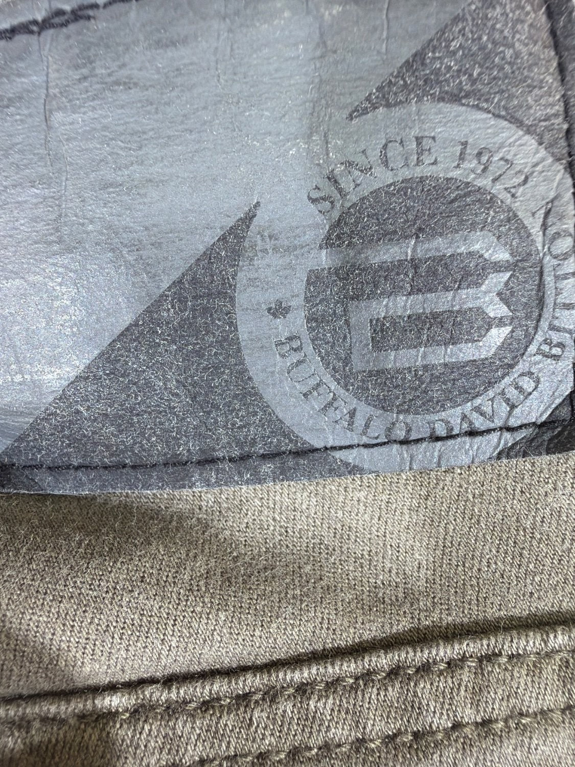 Buffalo David Bitton Archer Slim Straight Pants Mens 34x30 Olive Green Chino