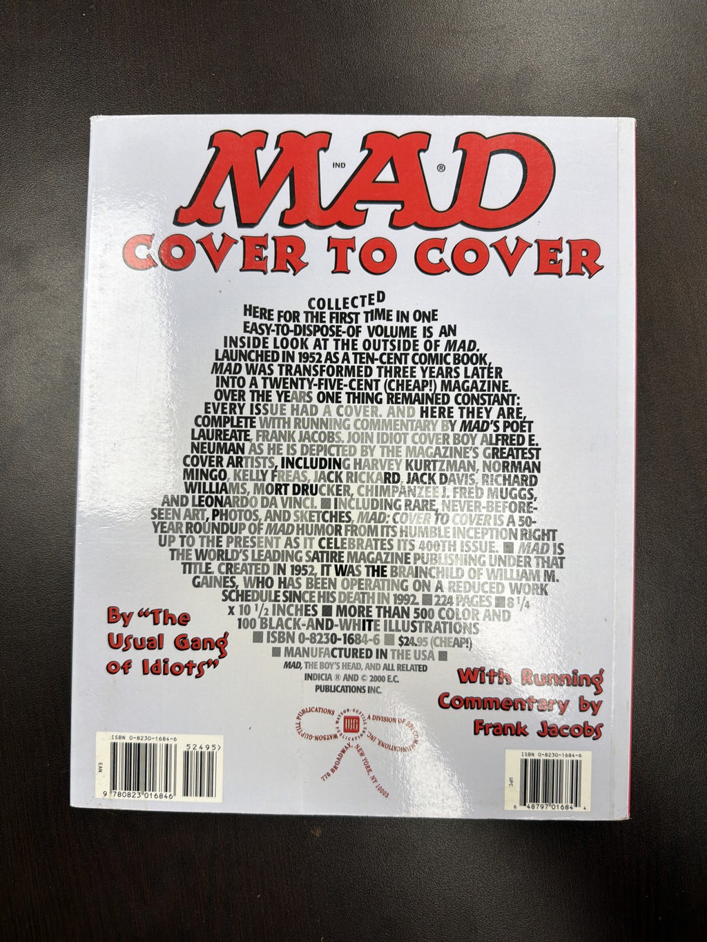 Mad Cover to Cover Book 2000 Edition by The Usual Gang of Idiots