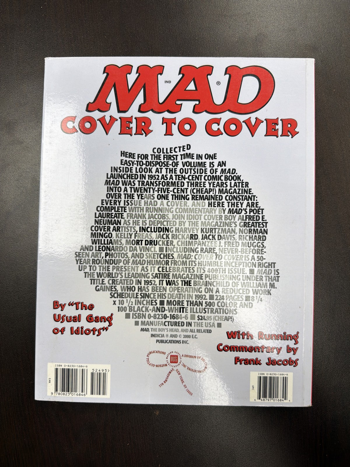 Mad Cover to Cover Book 2000 Edition by The Usual Gang of Idiots