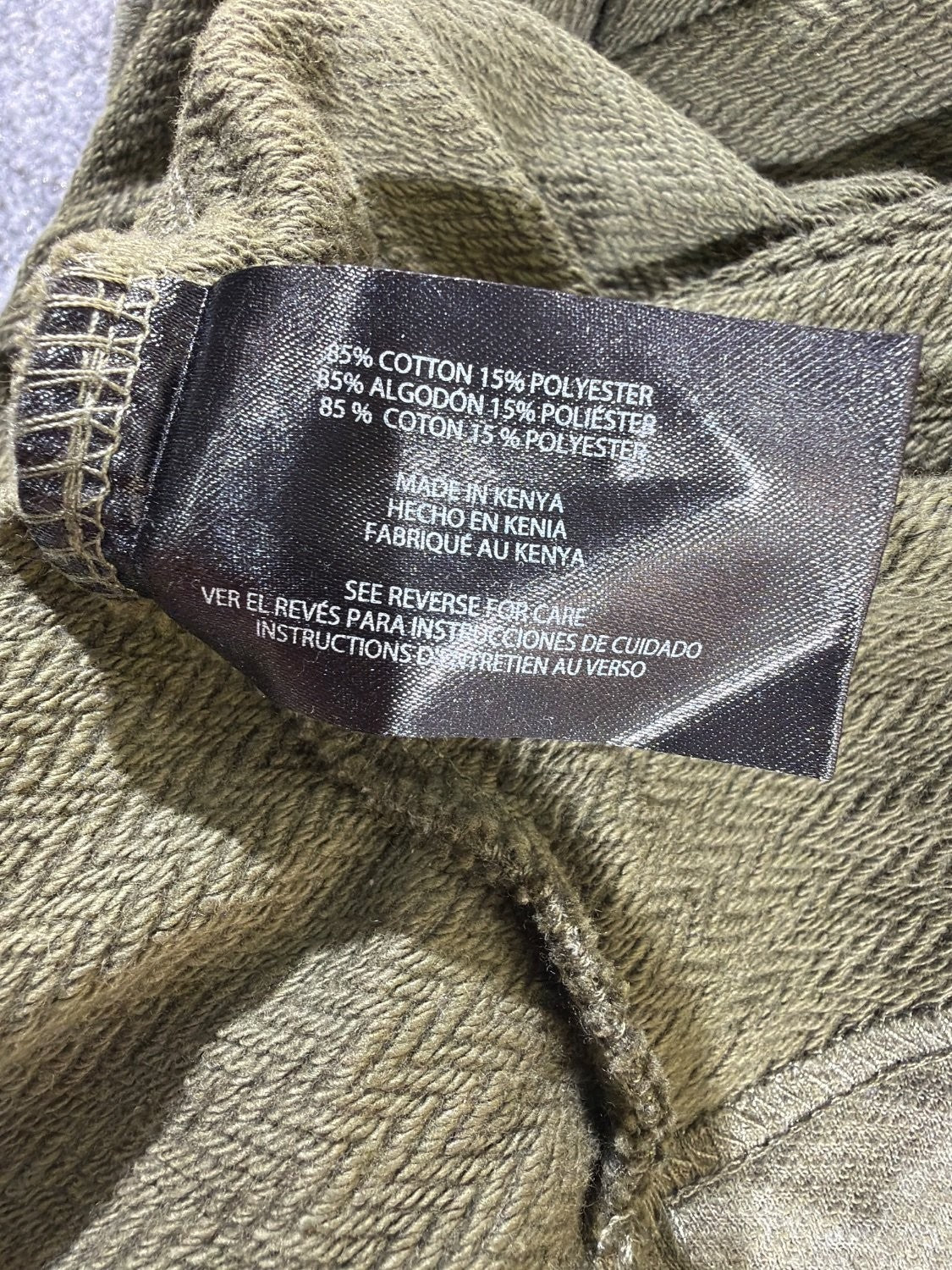 Orvis Men's Crewneck Sweatshirt S Olive Green Heathered French Terry Pullover S