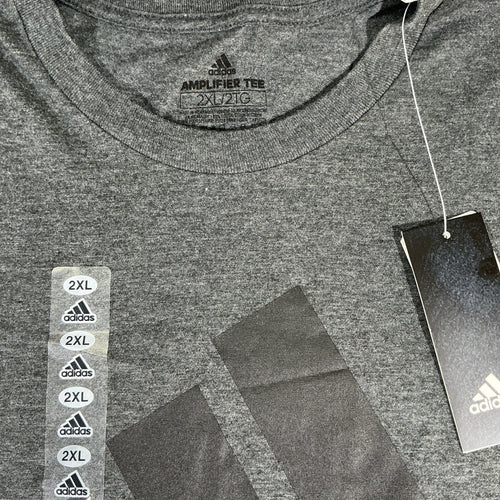 adidas Mens Size 2XL Essentials Single Jersey Big Logo T-Shirt. Big & Tall NWT!