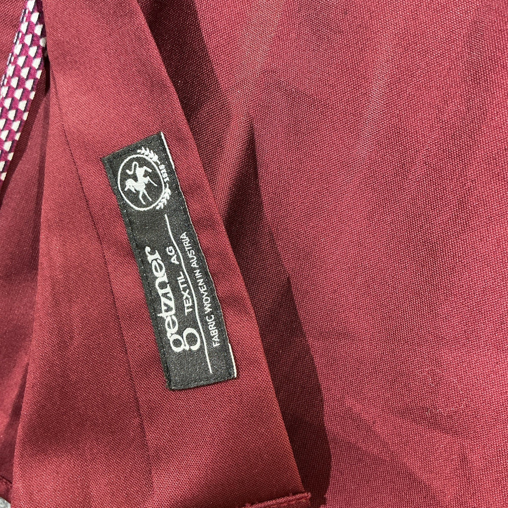 Hugo Boss Shirt Mens Size 37Red Long Sleeve Button Up Slim Fit Fashion Designer