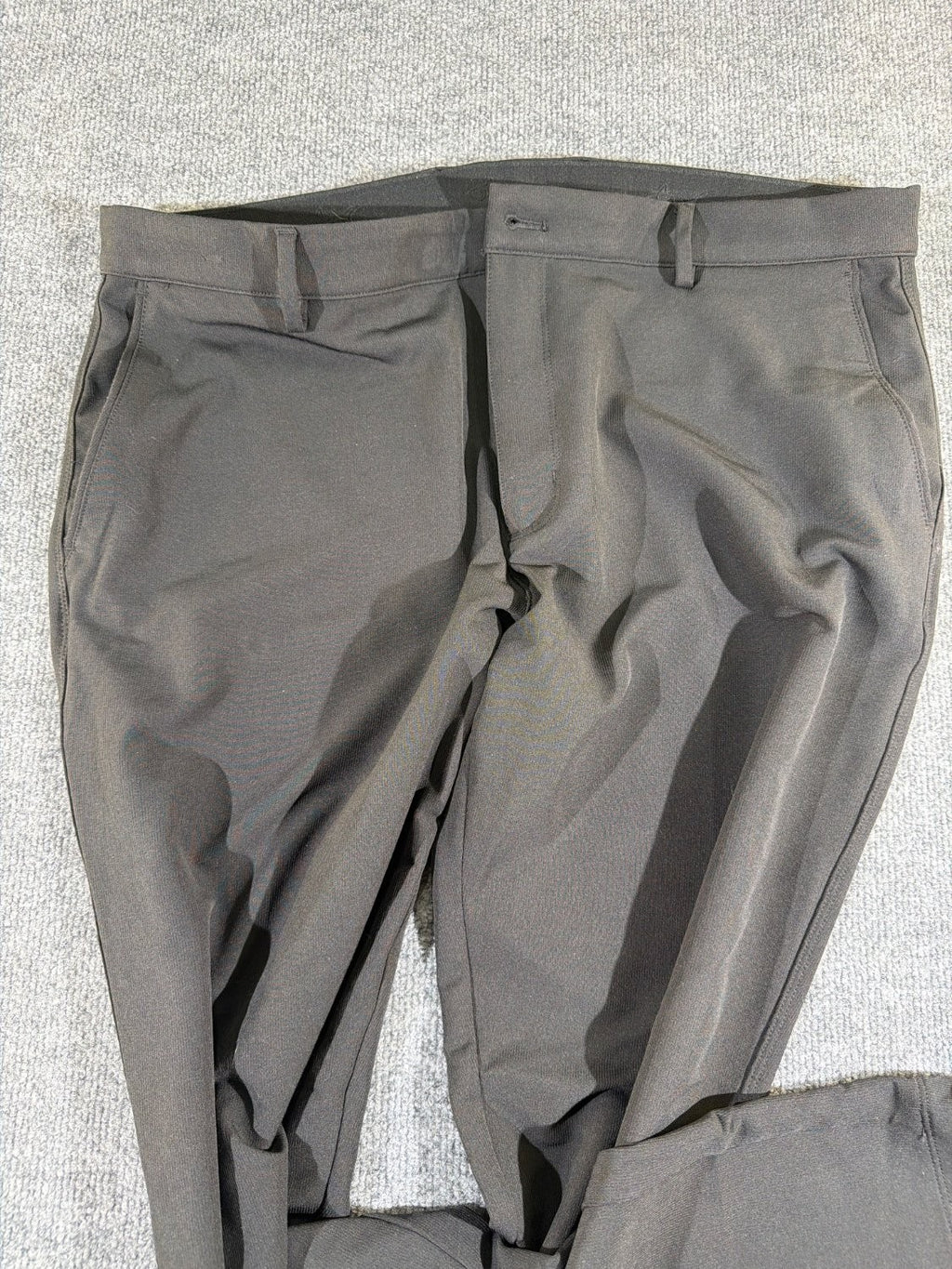 Greg Norman Men's Golf Pants 38x34 Black Stretch Performance Chino RN128492