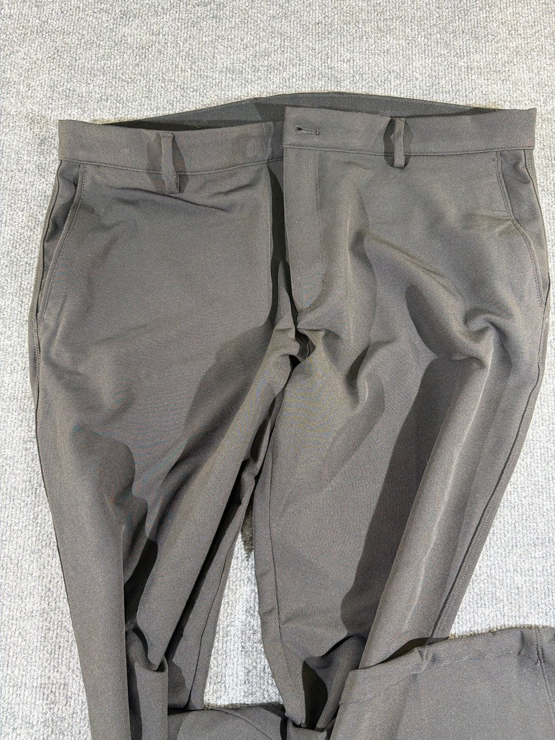 Greg Norman Men's Golf Pants 38x34 Black Stretch Performance Chino RN128492