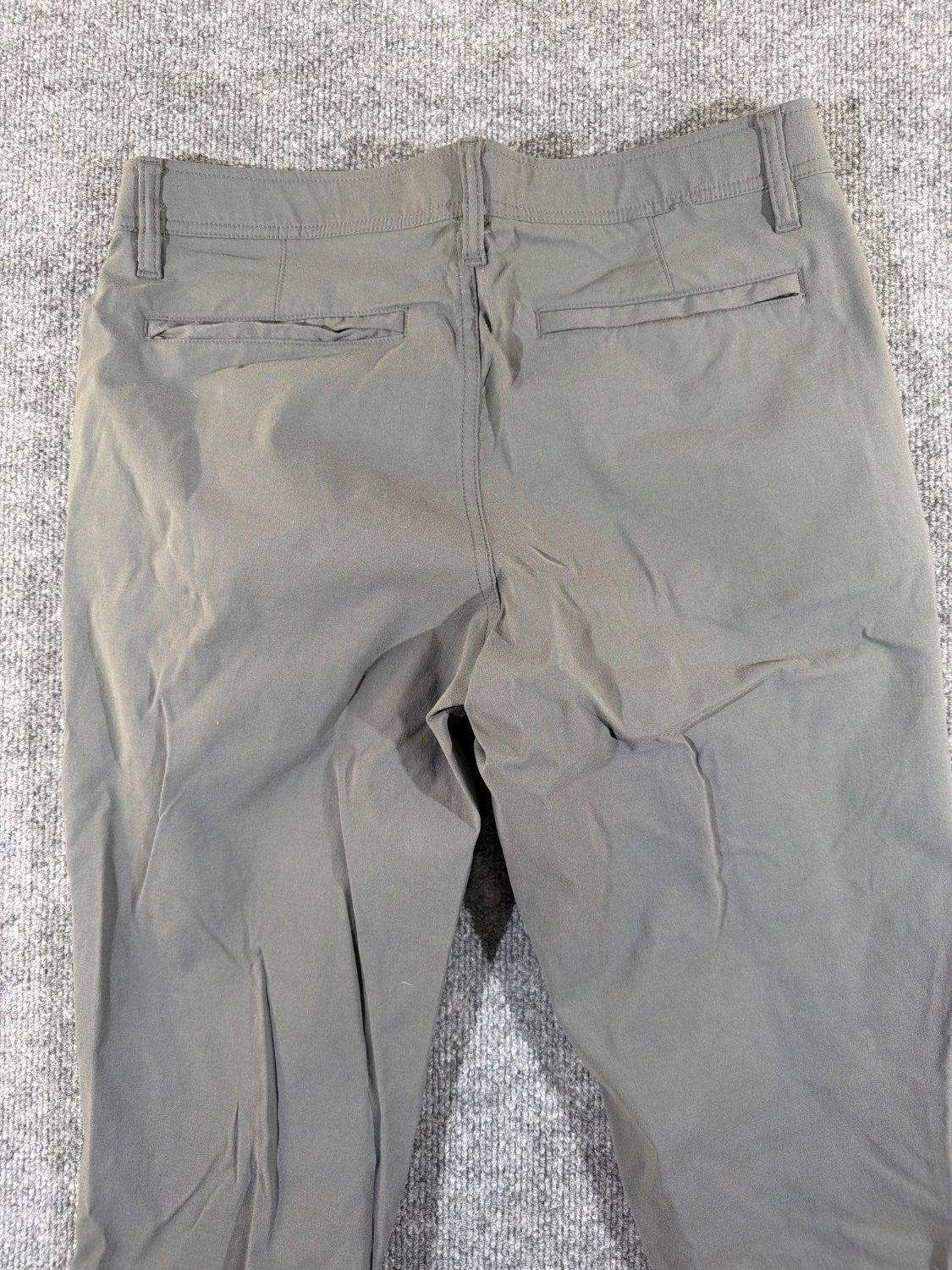 EU 32 Weatherproof Vintage Men's 32x30 Performance Stretch Chino Pants Gray