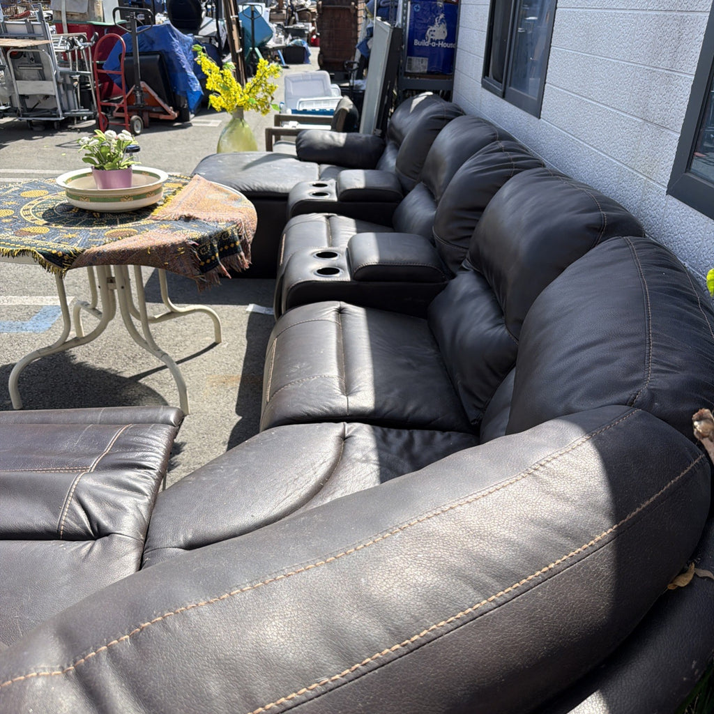 Corner Leather Sofa Couch Living Room Casita Local Pick Up Only Best Offer Free