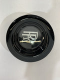 Rolls-Royce Wheel Center Cap Black Silver Self-Leveling Floating RR 2018K183