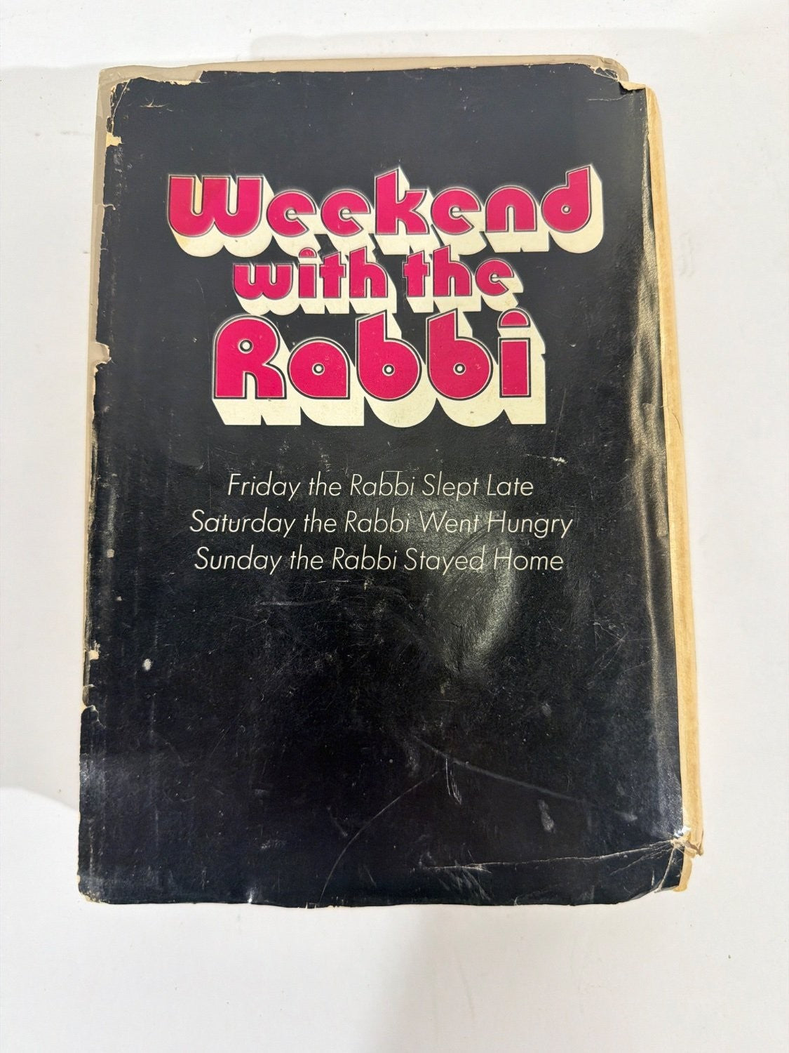 Harry Kemelman Weekend with the Rabbi Hardcover 1970s