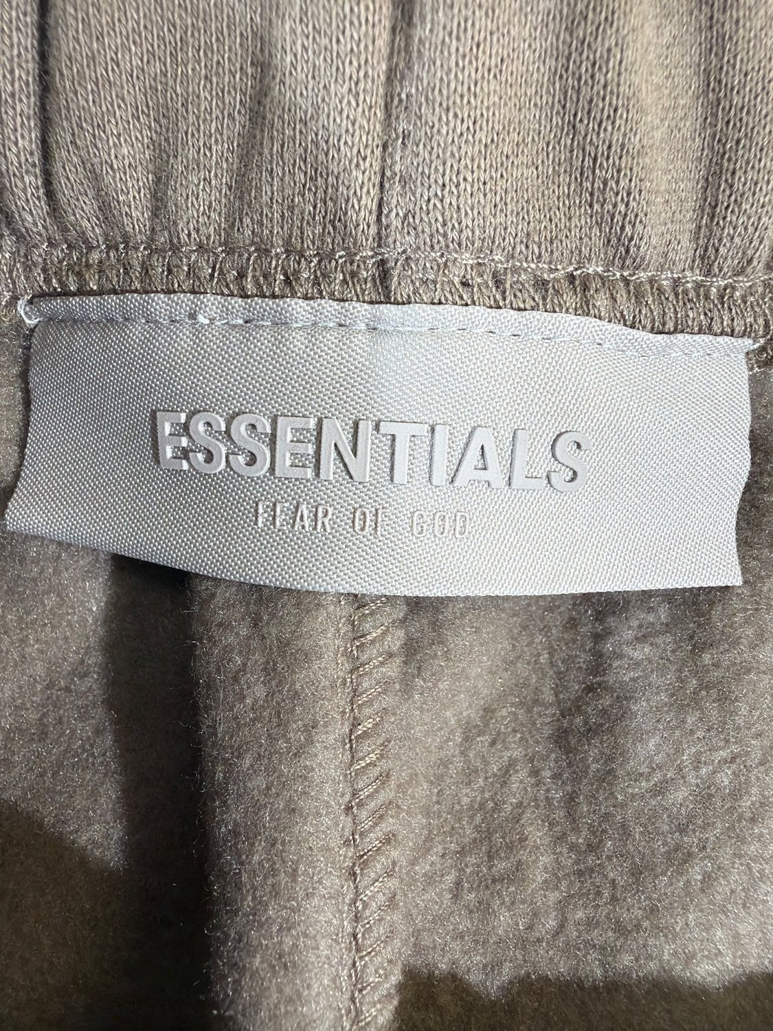 Vintage Fear of God Essentials 1977 Kids Sweatpants Size 12 Taupe Fleece Cotton