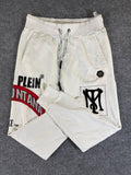 Philipp Plein Scarface Tony Montana Jogger Sweatpants MJT1263 White Men Size S
