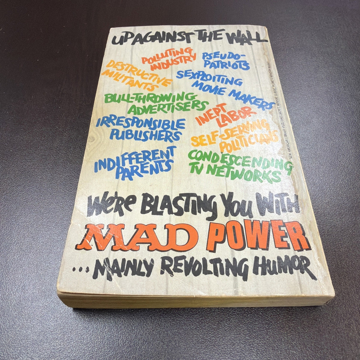 MAD Magazine Paperback Book: #29 MAD Power Signet 1970 2nd Print FN