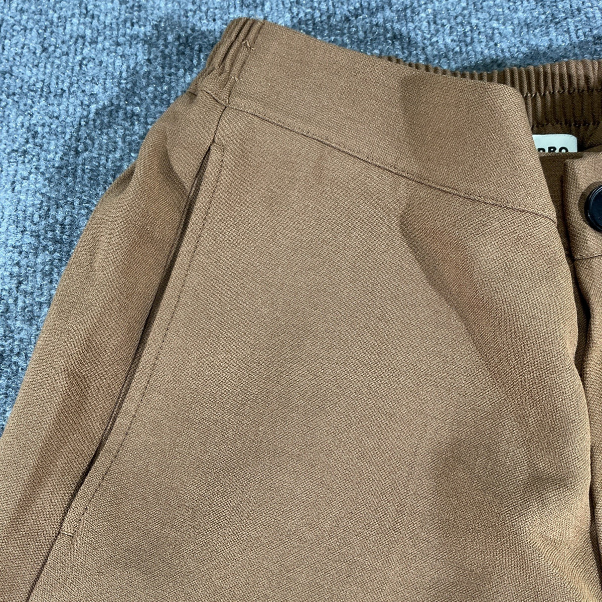 Sandro Tapered Tailored Trouser Pant in Camel Brown Size 36