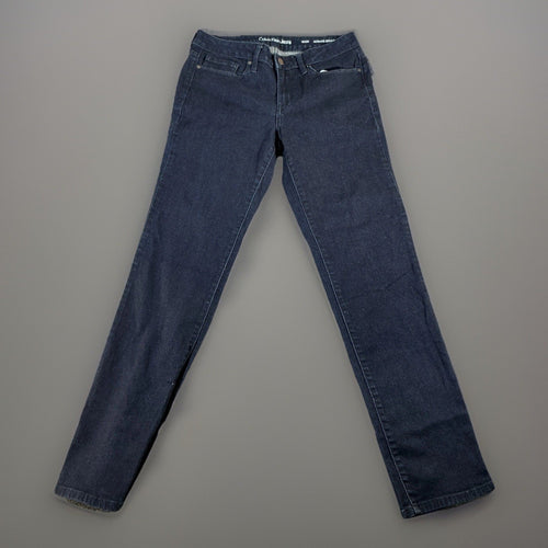 Calvin Klein Womens Ultimate Skinny Jeans Dark Wash 10X30