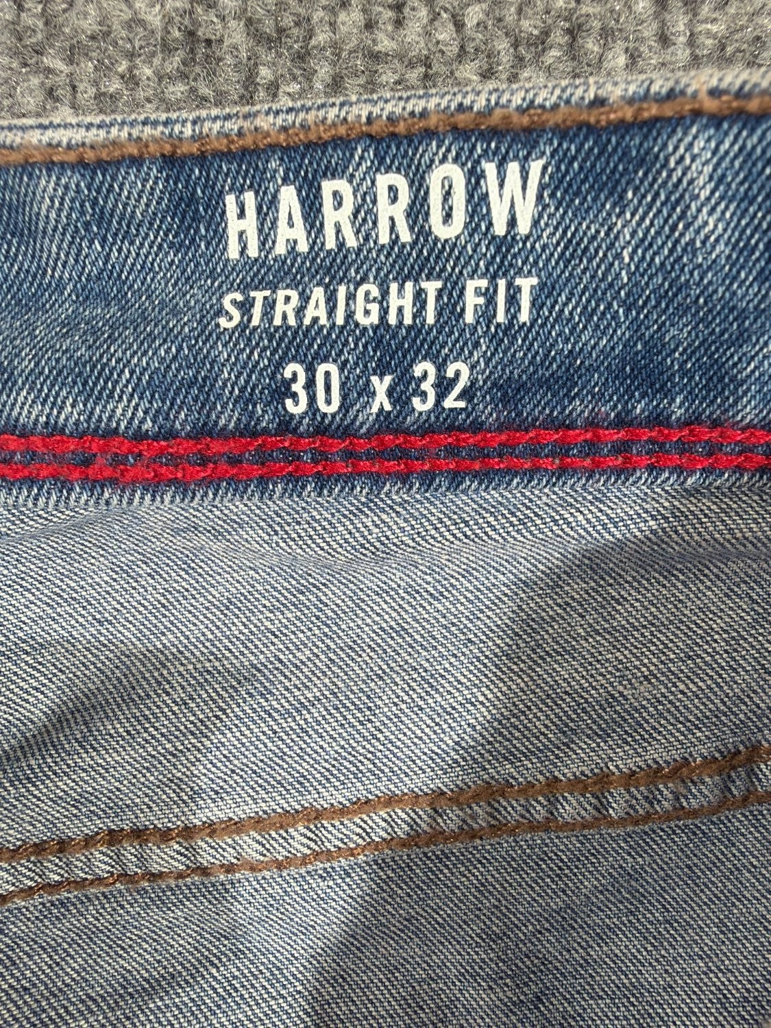 English Laundry Harrow Straight Fit Men's Jeans Blue Stretch Denim 30 x 32 EU 30