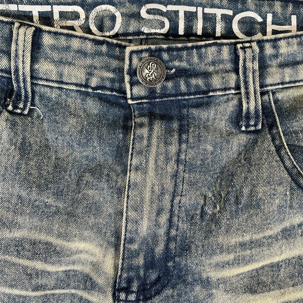 Retro Stitch men’s distressed skinny jeans. Size 34x32 fashion