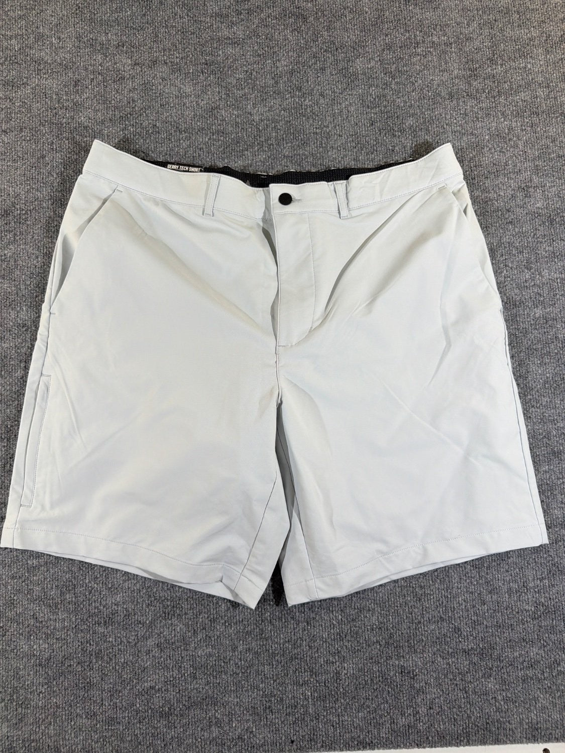Gerry Tech Short Men's Size 40 Gray Chino Hiking Golf Shorts Stretch UPF 1641001