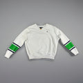 RARE Polo Ralph Lauren US Open White Crew Neck Sweatshirt Boys Green Navy LG 12