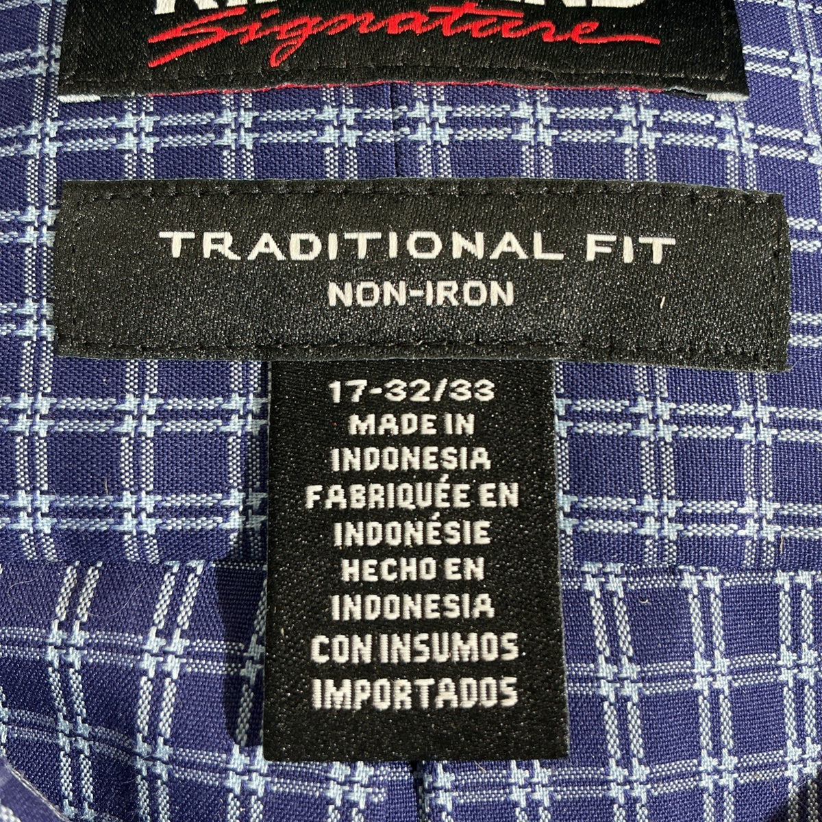 Kirkland Men 17 / 17 32 / 33 Dress Shirt NWT (F042)