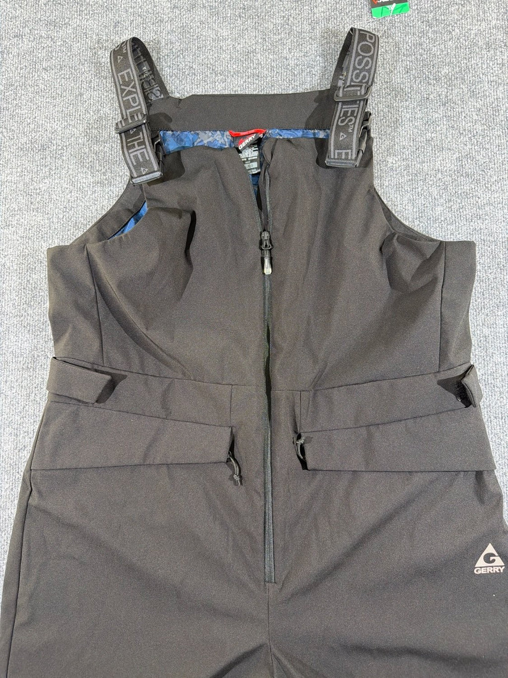Gerry Men's Snow Bib 590042 Insulated Ski Pants Waterproof Winter Black XL NWT