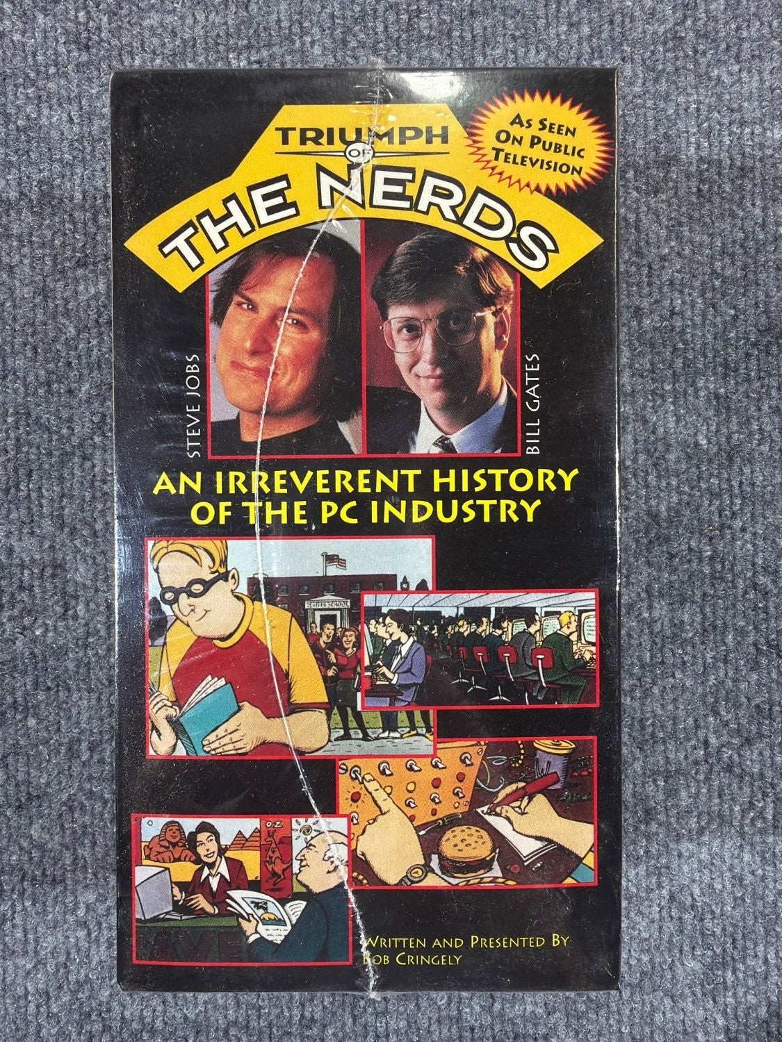 Vintage Triumph of the Nerds History of the PC Industry Steve Jobs Bill Gates 3