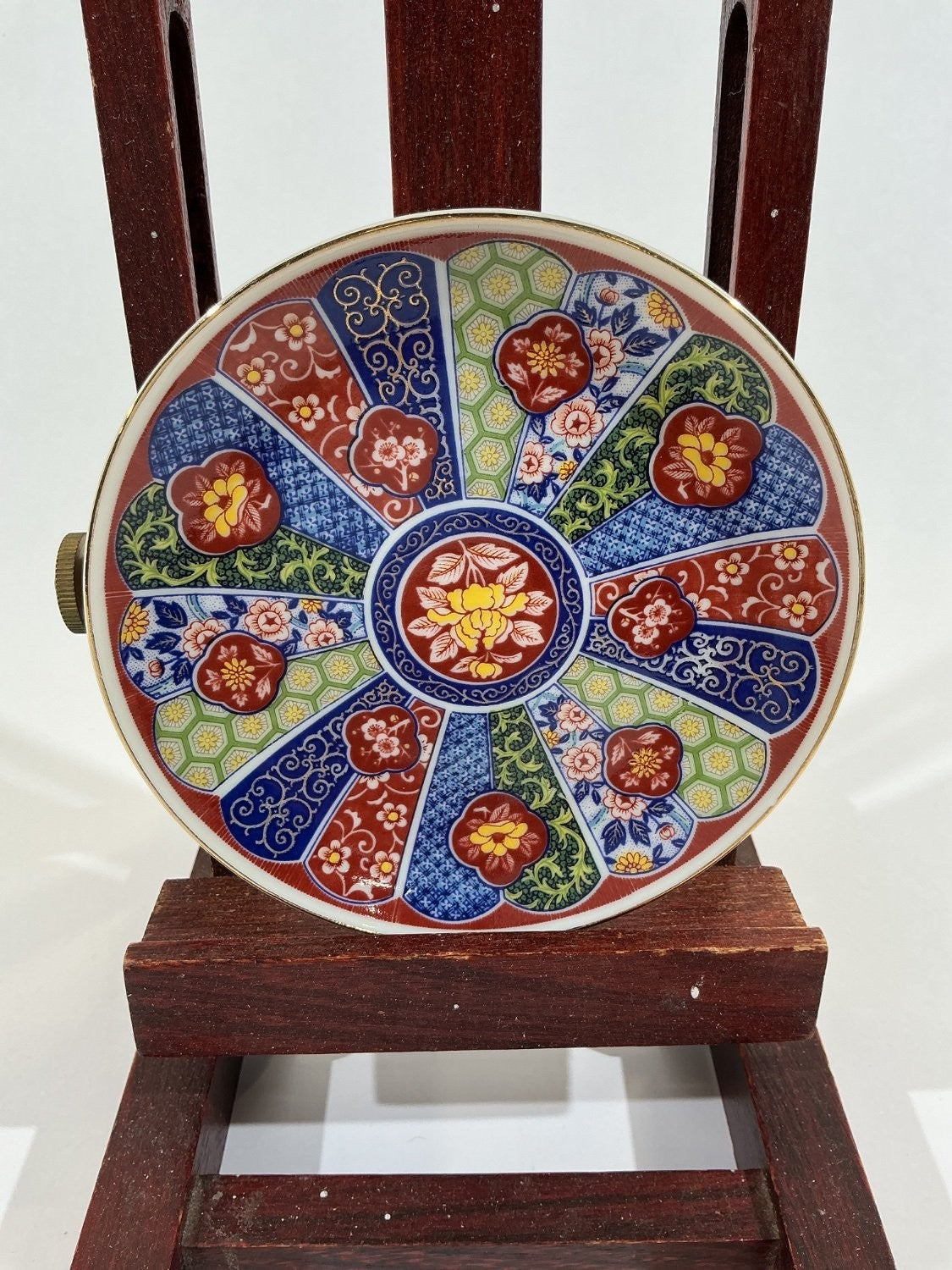 Imari Ware Collector Plate Multicolor Porcelain Vintage Japan Japanese