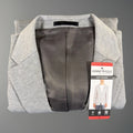 Kenneth Cole New York Men Knit Blazer Gray Sport Coat Size M Stretch Washable