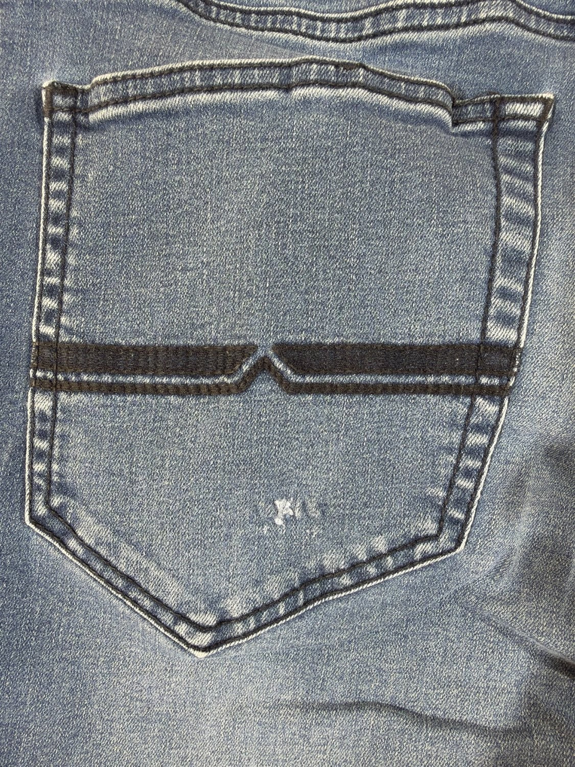 Buffalo David Bitton Axel Slim Stretch Men's Jeans Blue Faded Wash 34 x 30 EU 34