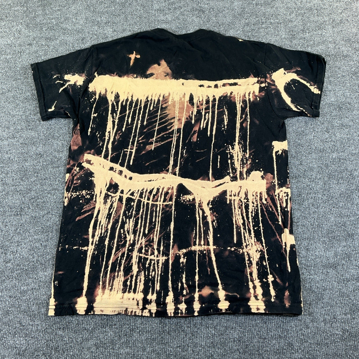 Distressed, Bleached, & Brined handmade tee Large Size M
