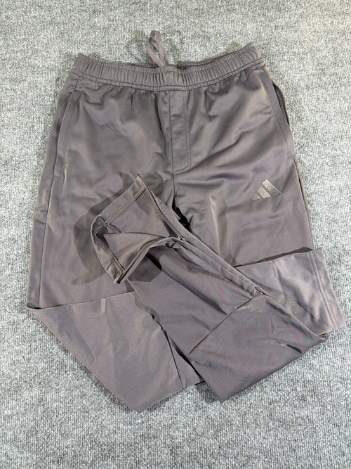 adidas Tiro Men's Athletic Track Pants Dark Gray Polyester Tapered Size Medium