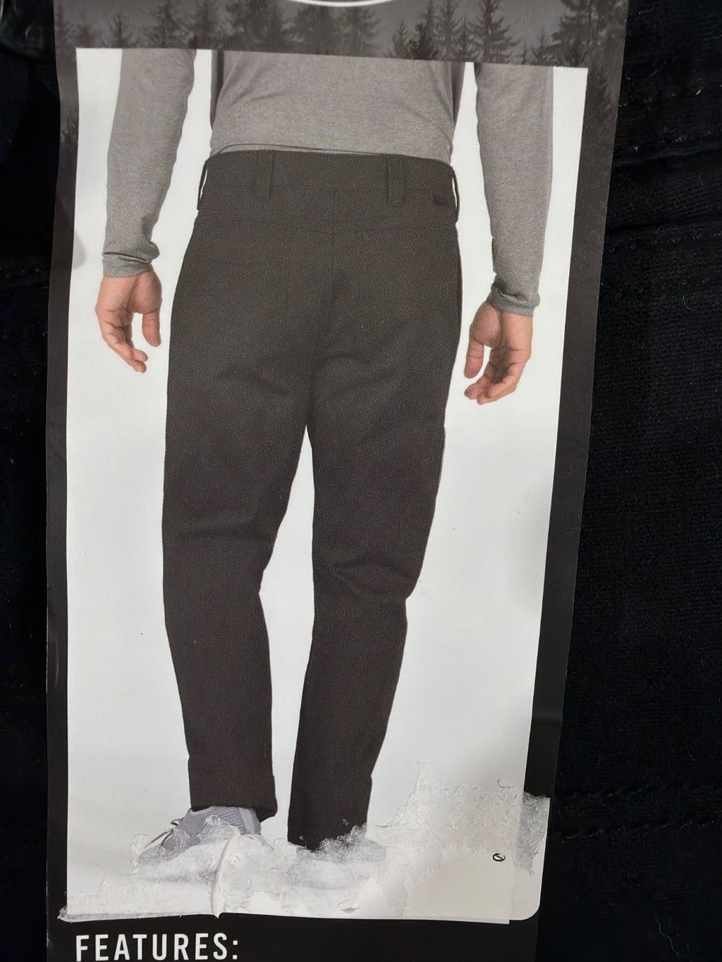 Colorado Clothing Men's Utility Pant 32x30 Black Relaxed Fit 2-Way Stretch New