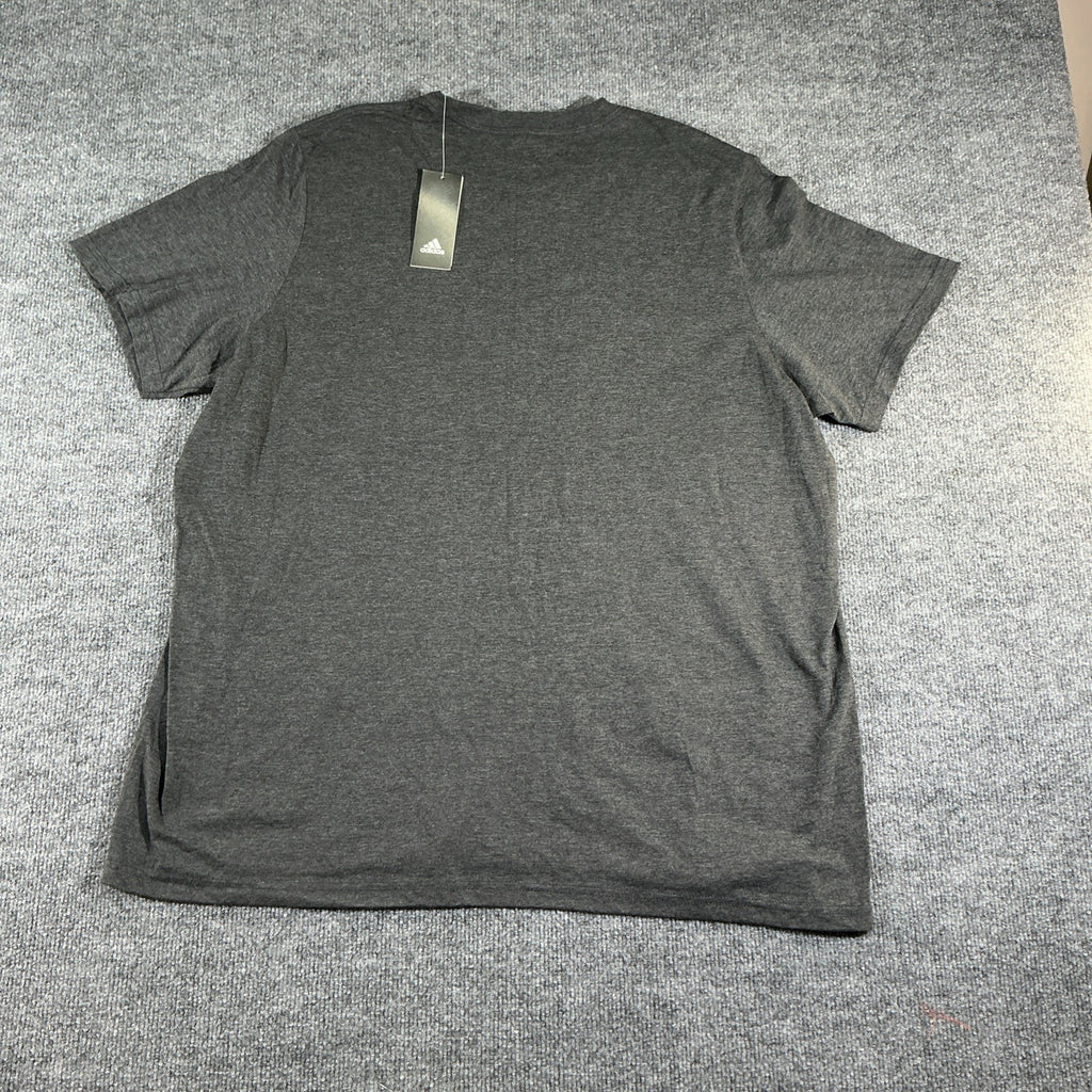 adidas Mens Size 2XL Essentials Single Jersey Big Logo T-Shirt. Big & Tall NWT!