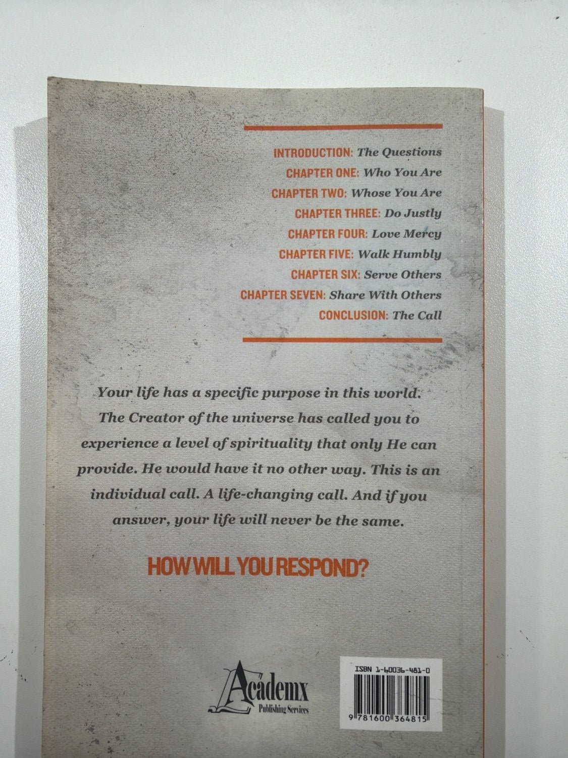 Vintage The Call Know Personally Live Passionately Dr Ben Gutierrez Paperback