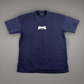 NEEDS OF WISDOM Puff Bubble Tee - Navy Size Small Urban Style Fashion Designer