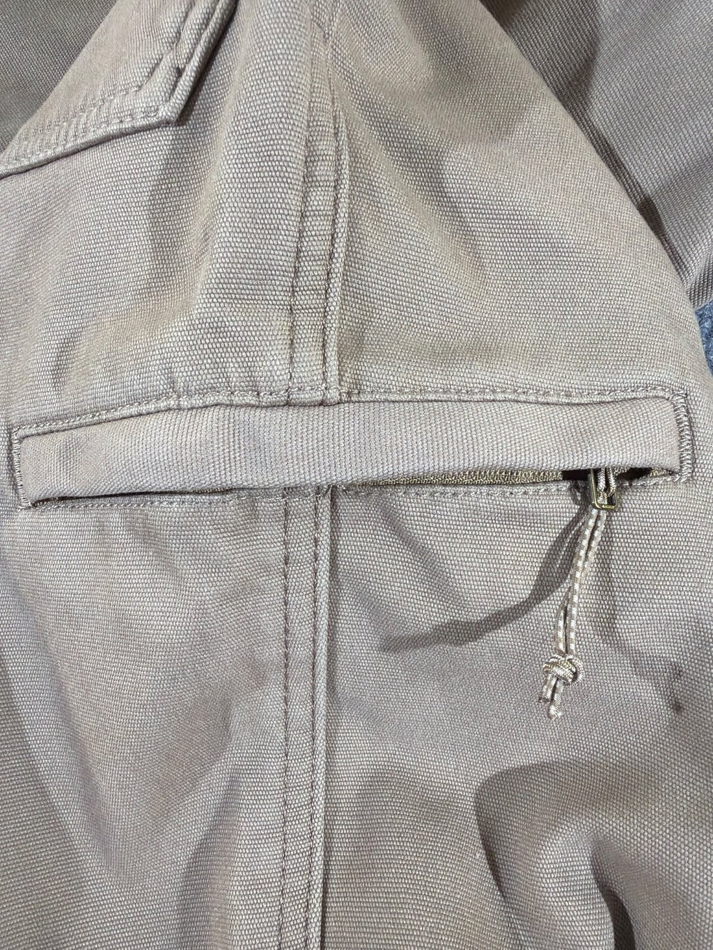 Weatherproof Vintage Men's Fleece Lined Canvas Pants 30x32 Tan Relaxed Stretch