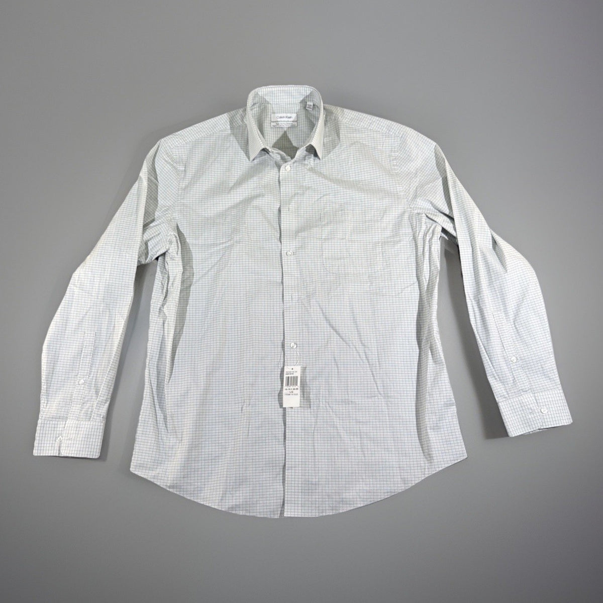 Calvin Klein Mens Wrinkle Free Fresh L/G Button-Up Shirt Urban Fashion Design