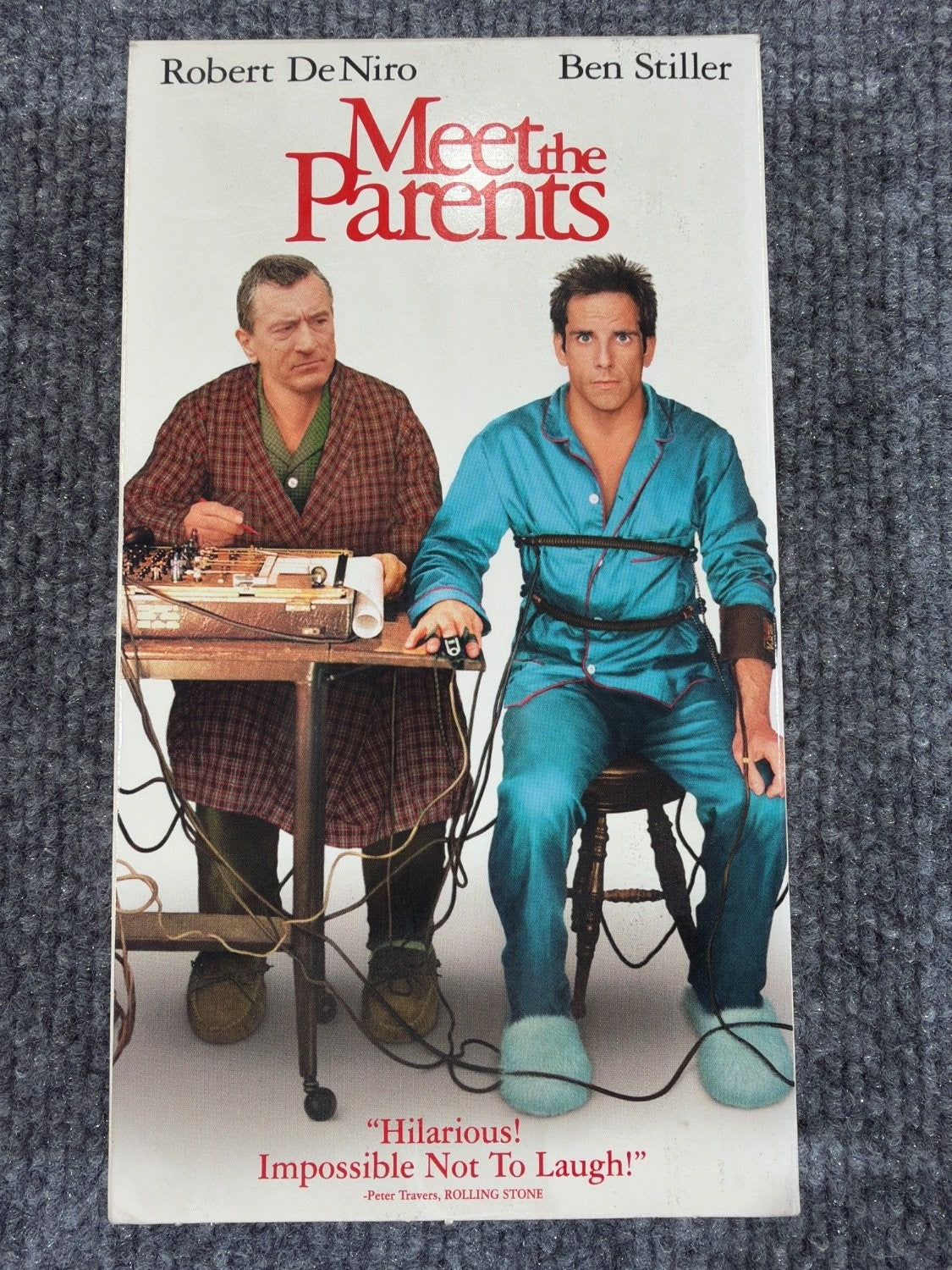 Vintage Meet the Parents VHS 2001 Movie Robert De Niro Ben Stiller Slipcover