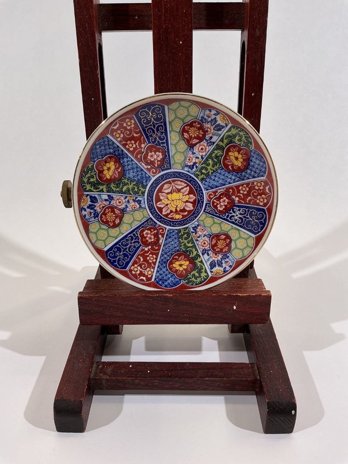 Imari Ware Collector Plate Multicolor Porcelain Vintage Japan Japanese