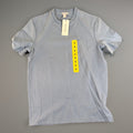 Calvin Klein Refined Knits T-Shirt Men S Blue Cotton Blend Crew Neck 40EO247 NWT