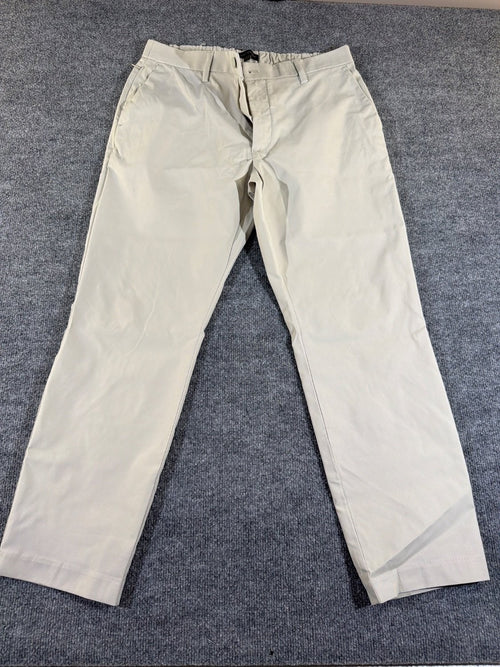 Banana Republic Core Temp Men's Chino Pants 34x29 Khaki Elastic Waist