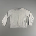 Uniqlo Women's Soft Knitted Fleece Crew Neck Long-Sleeve T-Shirt Gray Size M