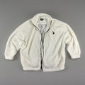 Women's Playboy by PacSun Oversized White/Ivory Sherpa Fleece Jacket Size XS/X