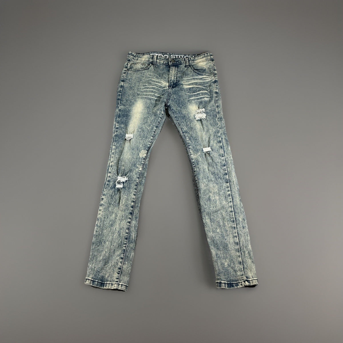 Retro Stitch men’s distressed skinny jeans. Size 34x32 fashion