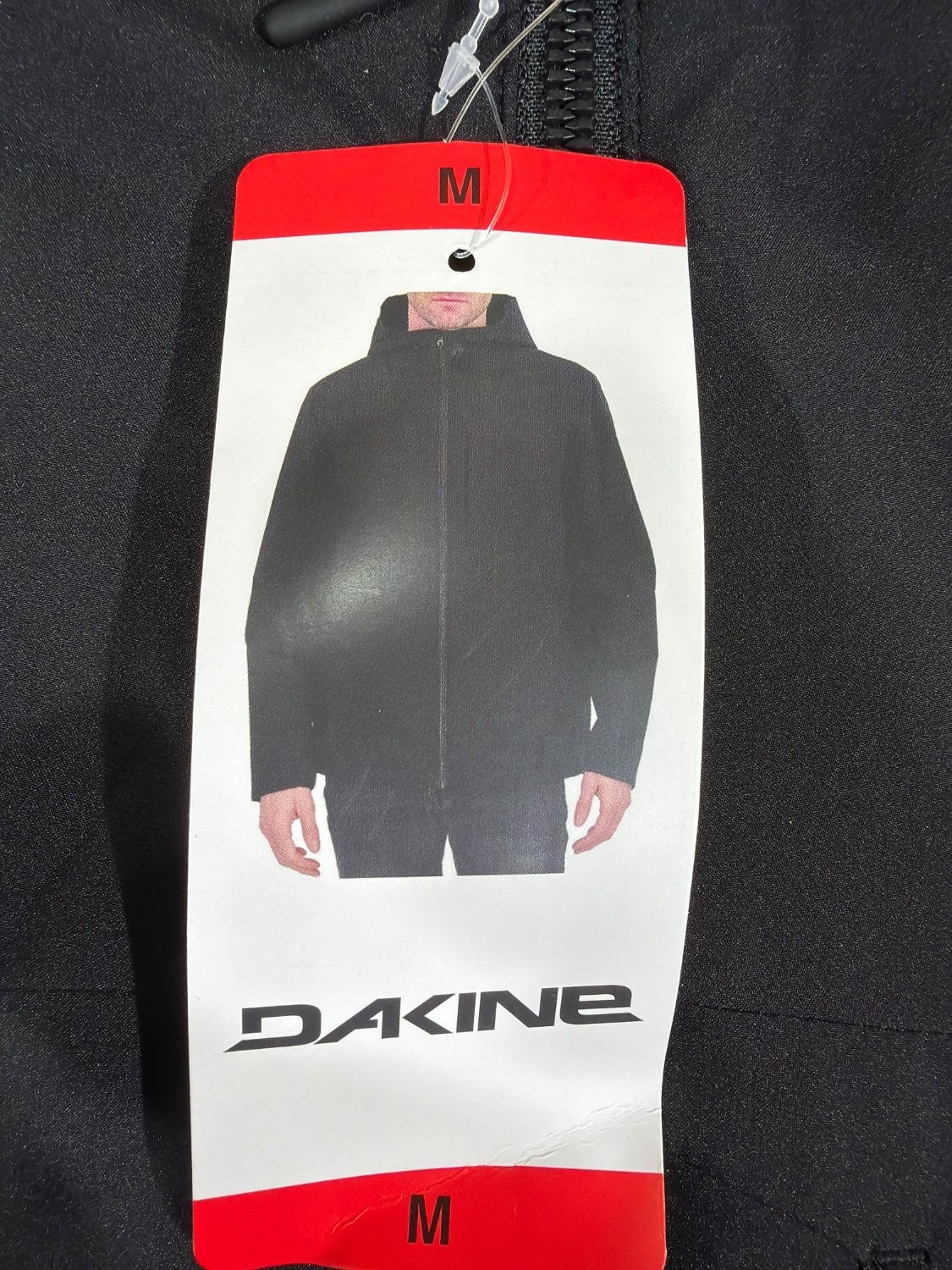 Dakine Men's Hooded Full-Zip Jacket M Black Water Wind Resistant Active Stretch